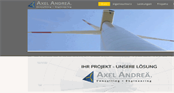 Desktop Screenshot of andrea-consult.com