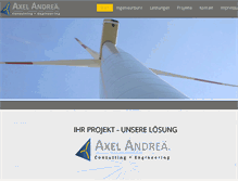 Tablet Screenshot of andrea-consult.com